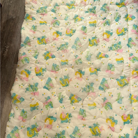 Vintage baby toddler sleeping bag. Unzips fully into crib size blanket - Picture 2 of 4